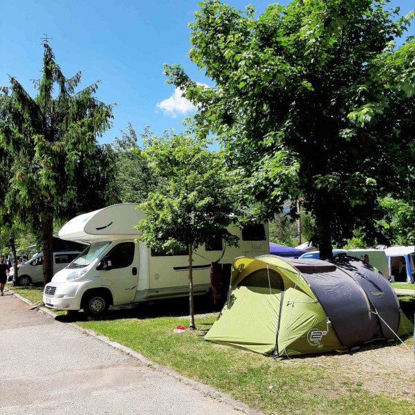 Camping on Ledro Lake, Dolomites. Trentino, Italy | Camping al Sole aaa