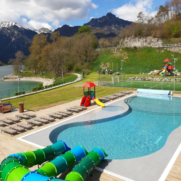 Kempování na jezeře Ledro, Dolomity. Trentino, Itálie | Kemp al Sole aaa