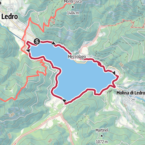 LAKE LEDRO TOUR - MAP